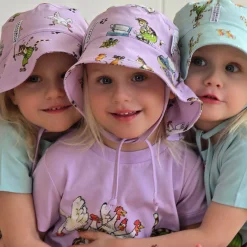 Barn Geggamoja Solhattar Och Kepsar<Solhatt Pettson och Findus Lila