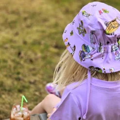 Barn Geggamoja Solhattar Och Kepsar<Solhatt Pettson och Findus Lila