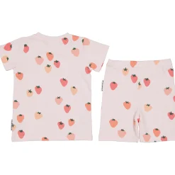 Barn Geggamoja Shorts|Bambukläder<Sommarset Bambu Strawberry