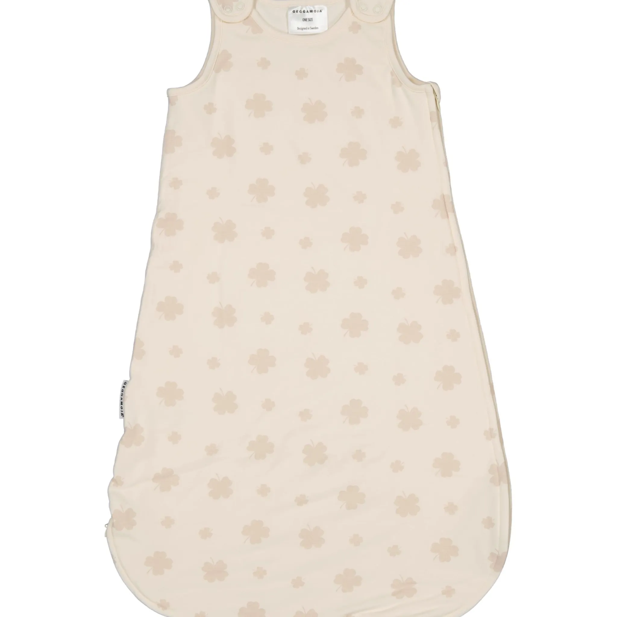 Barn Geggamoja Sovpåsar|Bambukläder<Sovpåse Vadderad Bambu Beige Klöver