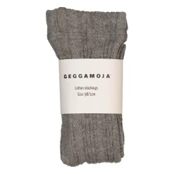Barn Geggamoja Leggings Och Tights<Strumpbyxor stickade Grå
