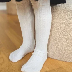 Barn Geggamoja Leggings Och Tights<Strumpbyxor stickade Offwhite