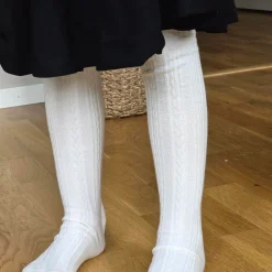 Barn Geggamoja Leggings Och Tights<Strumpbyxor stickade Offwhite