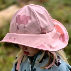 Barn Geggamoja Vintermössor|Solhattar Och Kepsar<Sydväst /Regnhatt fodrad Moln Rosa