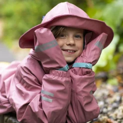 Barn Geggamoja Solhattar Och Kepsar|Vintermössor<Sydväst/Regnhatt Rose
