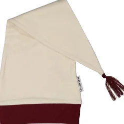 Barn Geggamoja Vintermössor<Tomteluva bomull Beige