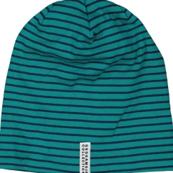 Barn Geggamoja Vintermössor<Topline fleecemössa Petrol/marinblå