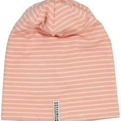 Barn Geggamoja Tunna Mössor<Topline Mössa Rosa/Offwhite