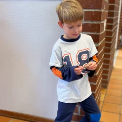 Barn Geggamoja Tröjor<Tröja Aaron Grå