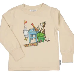 Barn Geggamoja Tröjor<Tröja Pettson och Findus Beige