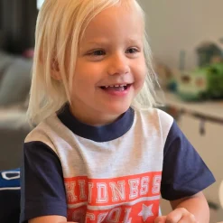 Barn Geggamoja T-Shirts<T-shirt Aaron Grå