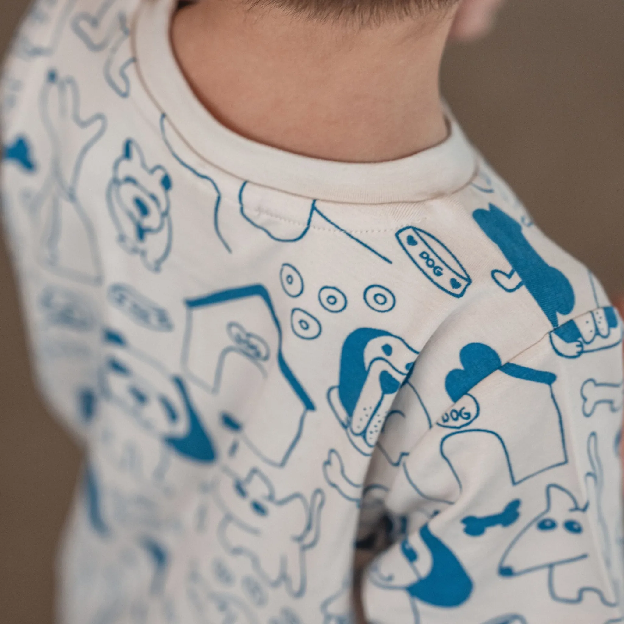 Barn Geggamoja T-Shirts|Bambukläder<T-Shirt Bambu Dogs