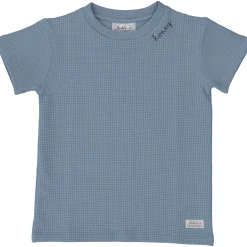 Barn Geggamoja T-Shirts<T-shirt Waffle Dusty Blue