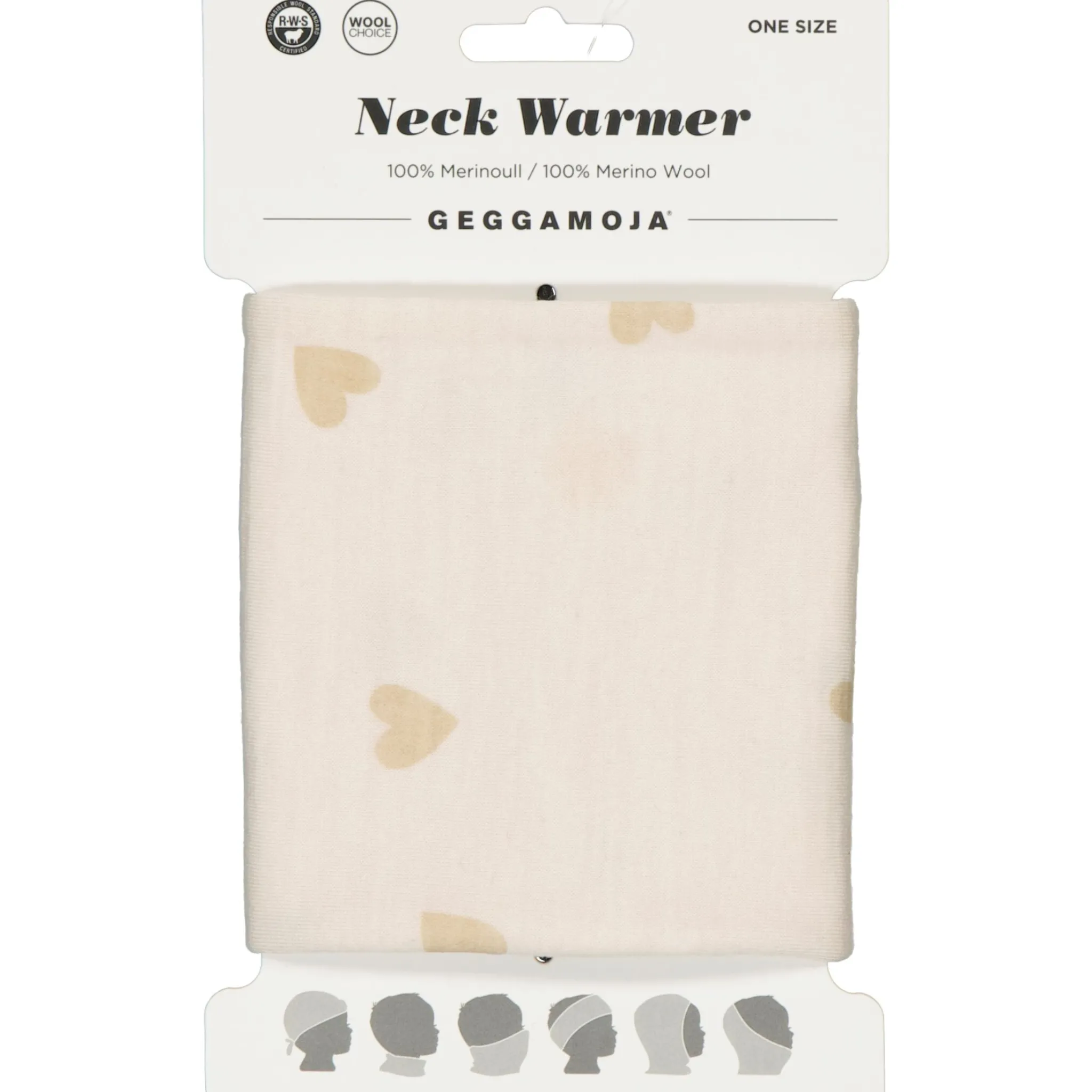 Barn Geggamoja Ull Och Underställ<Tube Merinoull Hjärtan