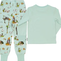 Barn Geggamoja Pyjamas Tvådelad<Tvådelad pyjamas Pettson och Findus Mint