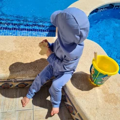 Barn Geggamoja Uv-Badkläder<UV - Dräkt Blå