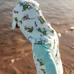 Barn Geggamoja Solhattar Och Kepsar|Uv-Badkläder<UV- Solkeps Pettson och Findus Mint