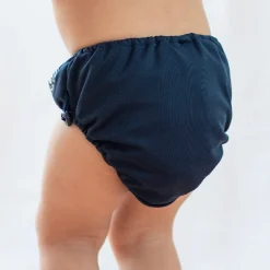 Barn Geggamoja Uv-Badkläder<UV-Badblöja Marinblå