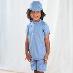 Barn Geggamoja Uv-Badkläder<UV-set Blå