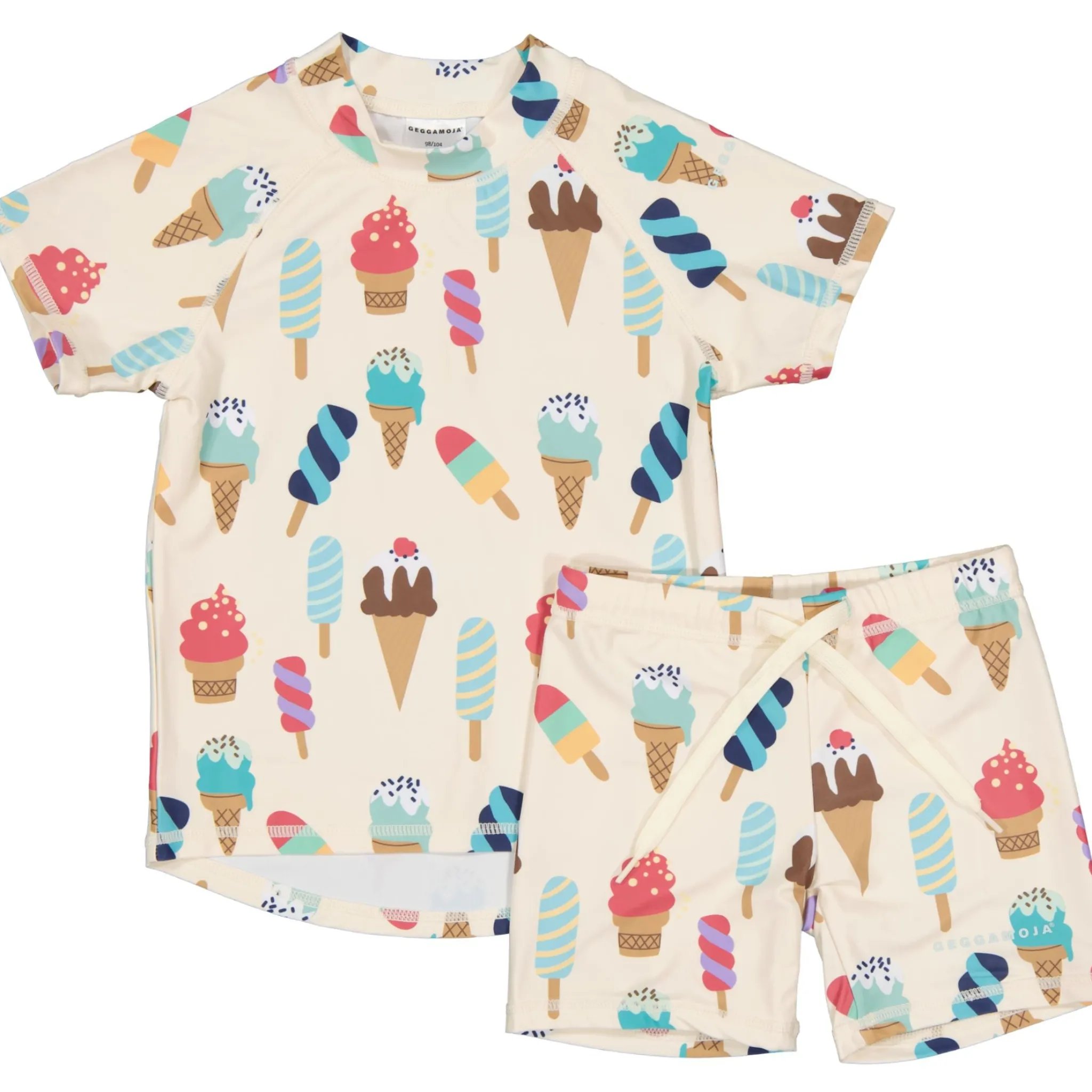 Barn Geggamoja Uv-Badkläder<UV-Set Ice cream