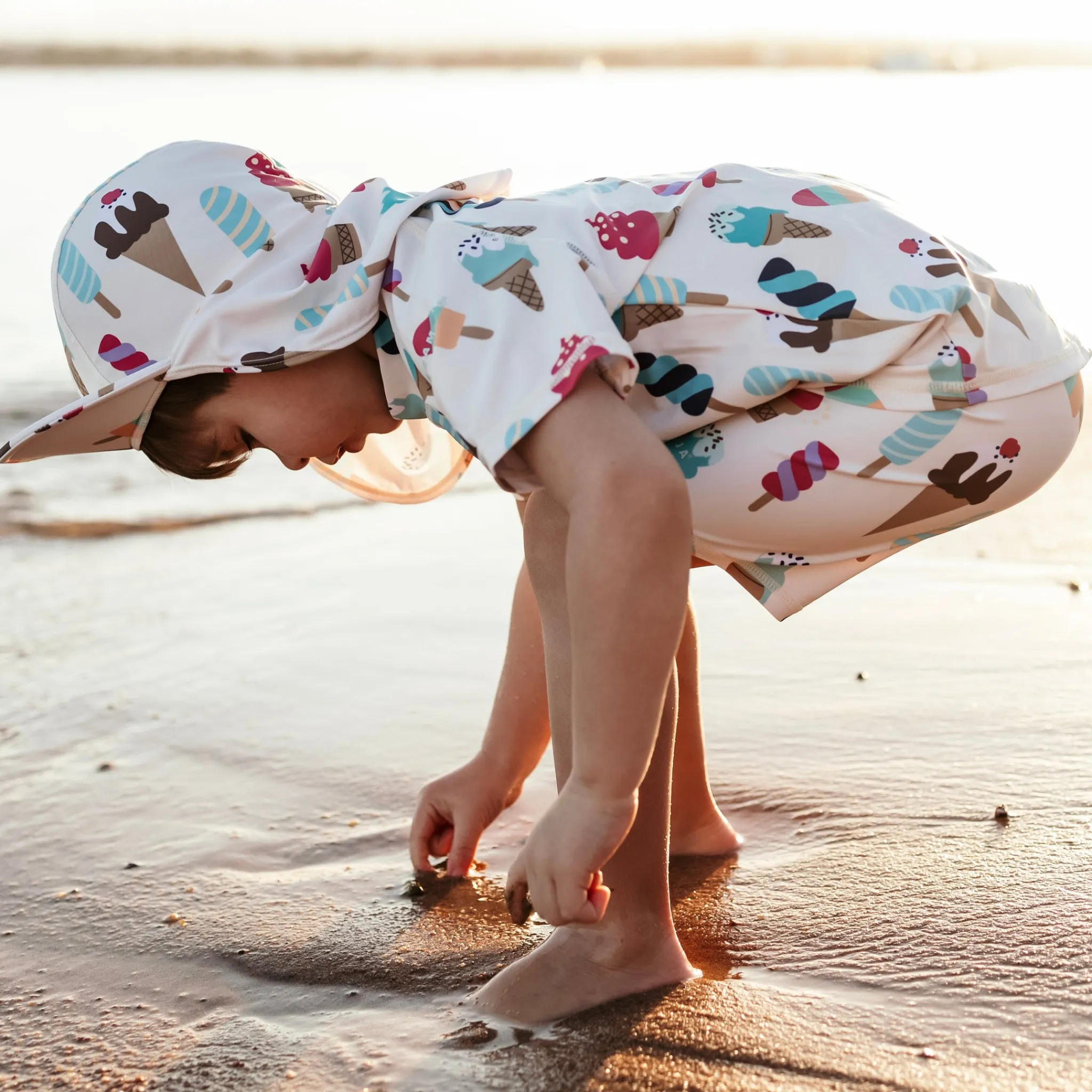 Barn Geggamoja Uv-Badkläder<UV-Set Ice cream
