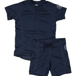 Barn Geggamoja Uv-Badkläder<UV-set Marinblå