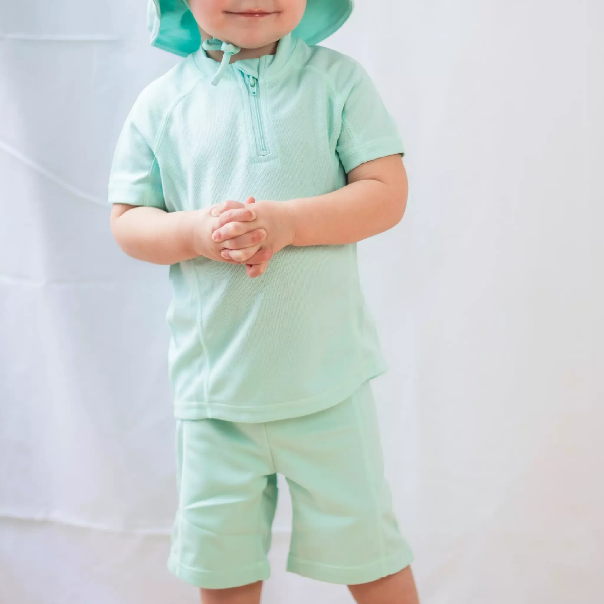 Barn Geggamoja Uv-Badkläder<UV-set Mint