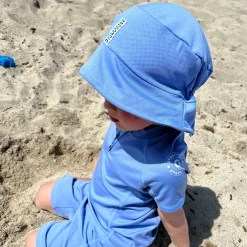 Barn Geggamoja Solhattar Och Kepsar|Uv-Badkläder<UV-Solhatt Blå