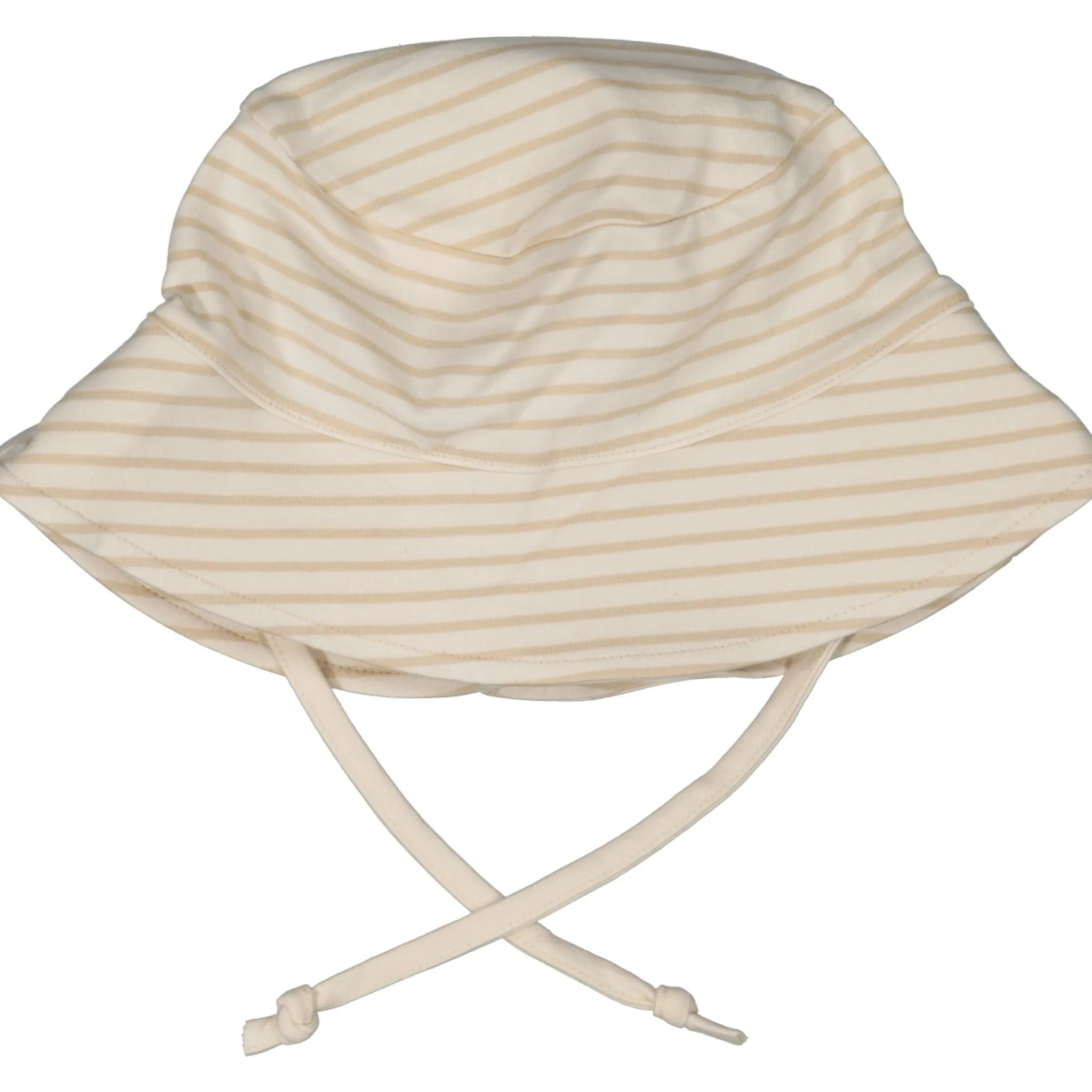 Barn Geggamoja Solhattar Och Kepsar|Bambukläder<UV-solhatt Bambu Classic Vit/Beige