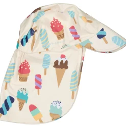 Barn Geggamoja Solhattar Och Kepsar|Uv-Badkläder<UV-Solkeps Ice cream