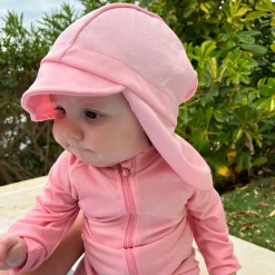 Barn Geggamoja Solhattar Och Kepsar|Uv-Badkläder<UV-Solkeps Rosa