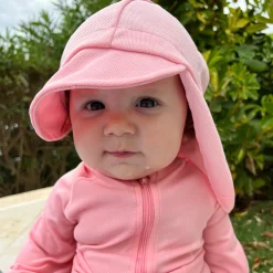 Barn Geggamoja Solhattar Och Kepsar|Uv-Badkläder<UV-Solkeps Rosa