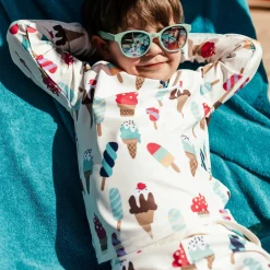 Barn Geggamoja Uv-Badkläder<UV-Tröja Ice cream