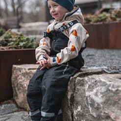 Barn Geggamoja Jackor|Fleecekläder<Vindfleece jacka Räv Beige