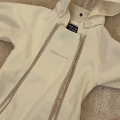 Barn Geggamoja Overaller|Fleecekläder<Vindfleece overall Beige