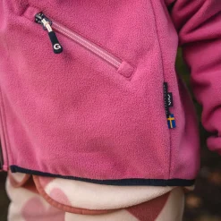 Barn Geggamoja Jackor|Fleecekläder<Vindfleecejacka Rosa