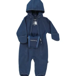 Barn Geggamoja Overaller|Fleecekläder<Vindfleeceoverall Blå