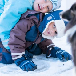 Barn Geggamoja Handskar Och Vantar<Vinterhandskar Marinblå