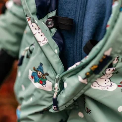 Barn Geggamoja Overaller<Vinteroverall Pippi Långstrump Grå/Grön