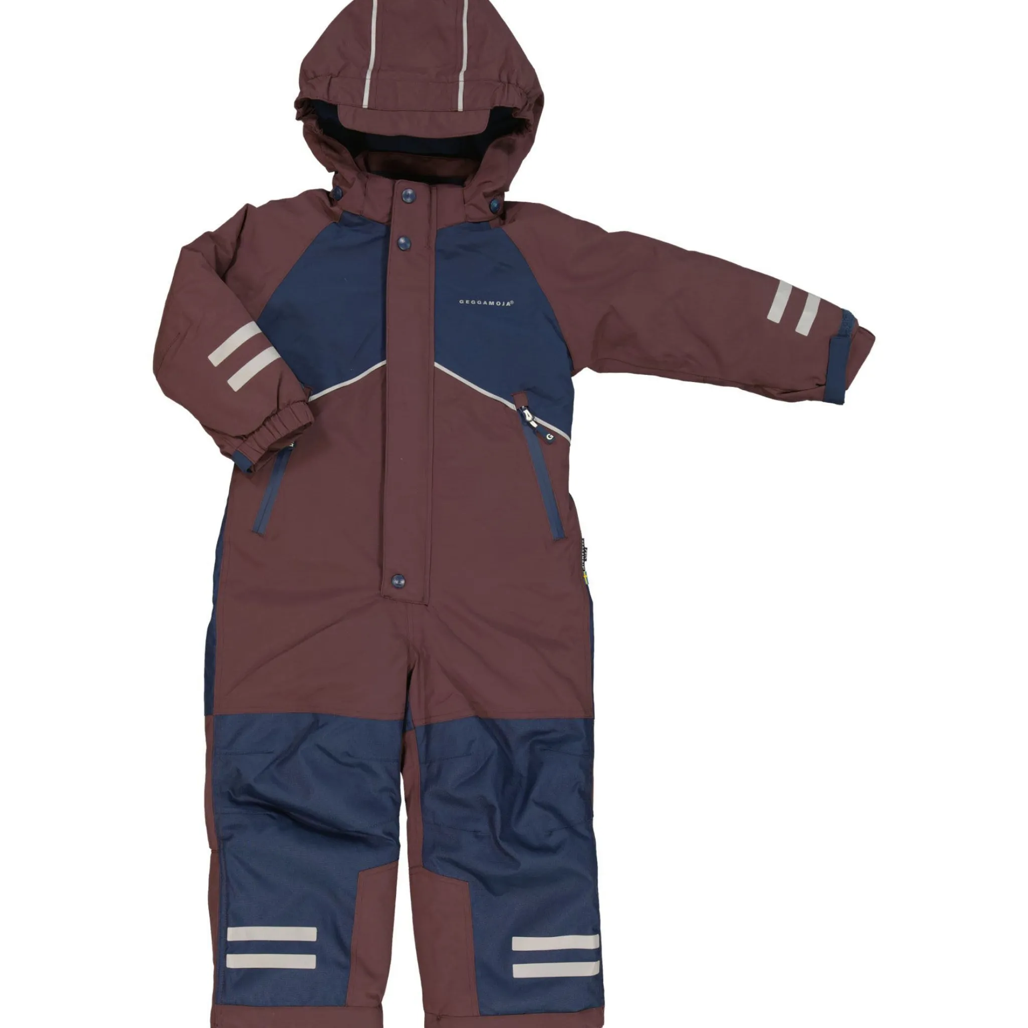 Barn Geggamoja Overaller<Vinteroverall Unifit Brun/Marinblå