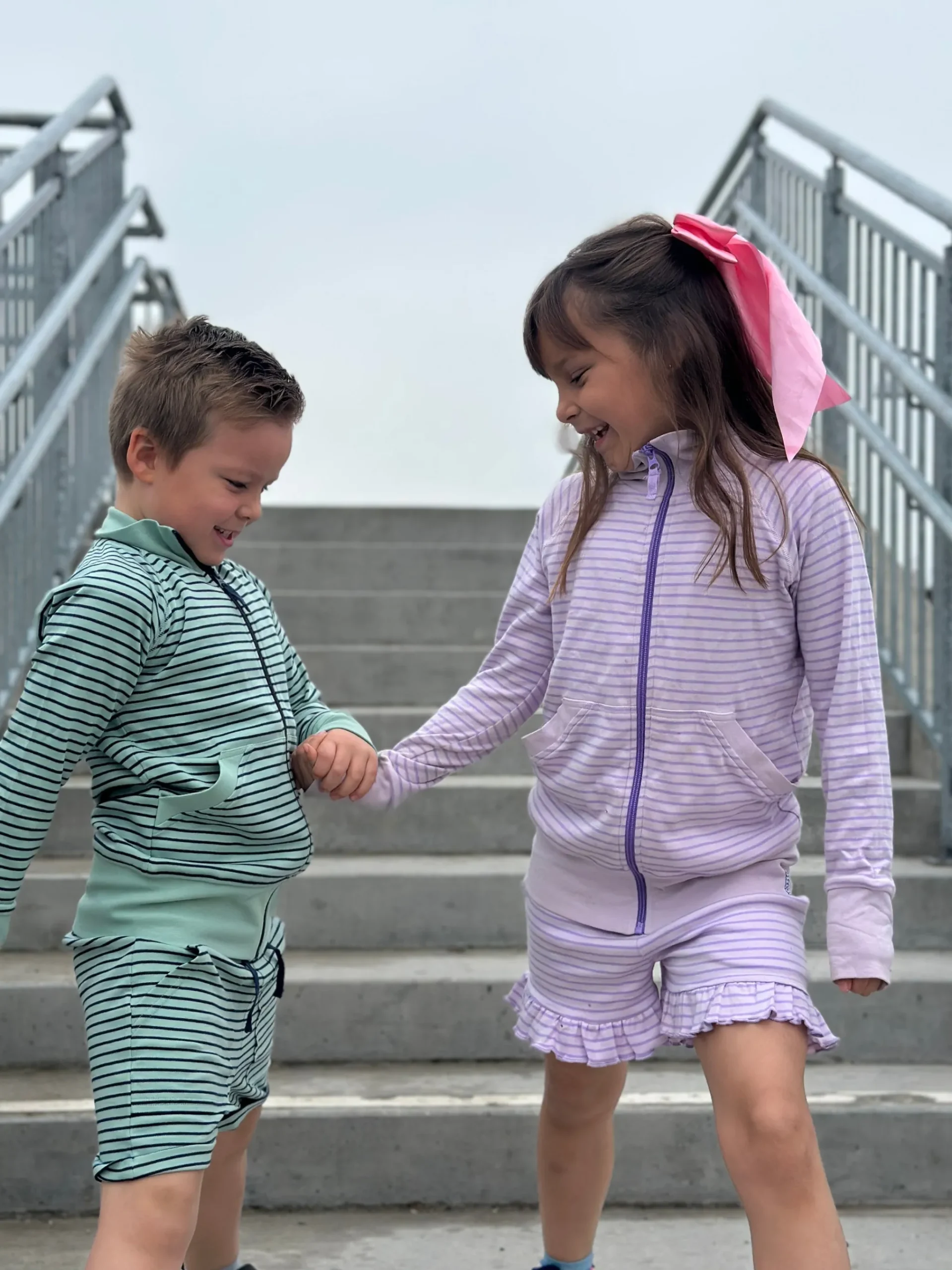 Barn Geggamoja Tröjor<Ziptröja Lila