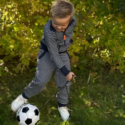 Barn Geggamoja Tröjor<Ziptröja Navy/Beige